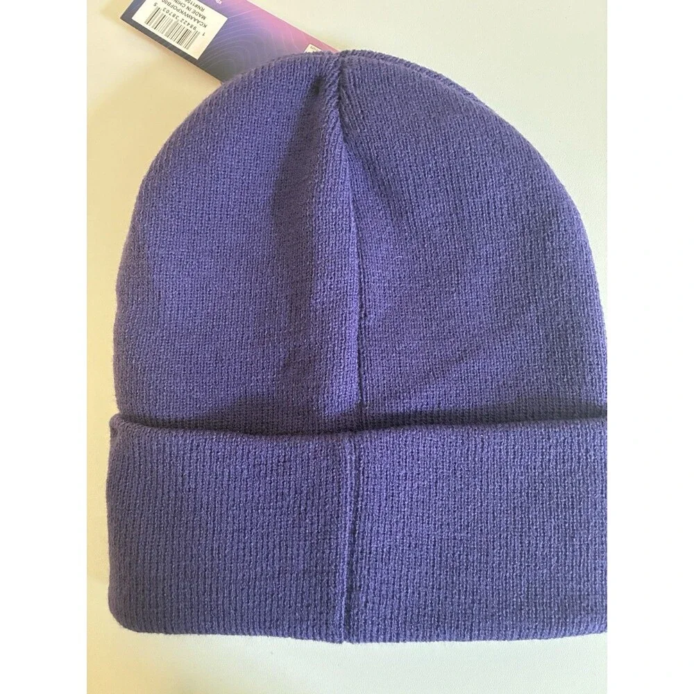 KPop Demon Hunters Logo Purple Beanie - Picture 3 of 4